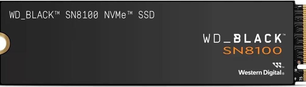 Western Digital SSD BLACK SN8100 4TB NVMe M.2 (WDS400T1X0M-00CMT0)