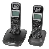 Panasonic KX-TG2512 - DECT-Telefon - Kabelloses Mobilteil - Freisprecheinrichtung - 50 Eintragungen - Anrufer-Identifikation - Grau (KX-TG2512PDT)
