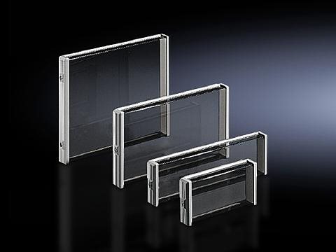 Rittal Acrylic glazed cover - Rack-Abdeckung mit Schloss - 3U - 48.3 cm (19")
