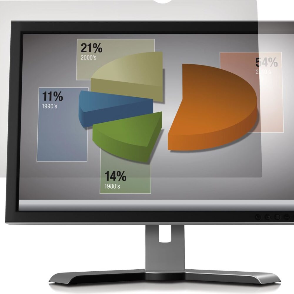 3M AG 24,0W - Display-Blendschutzfilter - 61cm Breitbild (Breitbild mit 61,00cm (24") ) - klar (98044062093)