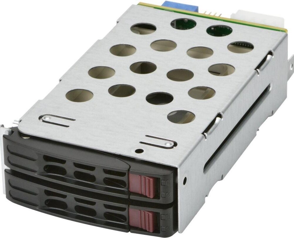 Super Micro Supermicro - Gehäuse für Speicherlaufwerke - 2.5" (6,4 cm) - Schwarz (MCP-220-82616-0N)