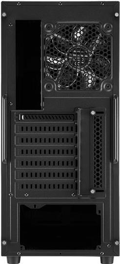 Sharkoon M25-V - Midi Tower - ATX - ohne Netzteil - Schwarz - USB/Audio (4044951019311)