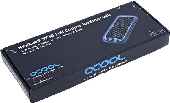 Alphacool NexXxoS ST30 Full Copper 280mm - Kühlsystem - Schwarz