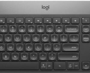 Logitech Craft Advanced with Creative Input Dial - Tastatur - hinterleuchtet - Bluetooth, 2.4 GHz - Deutsch