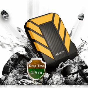 ADATA HD710P - Festplatte - 1TB - extern (tragbar) - 2.5" (6,4 cm) - USB 3,1 - Gelb (AHD710P-1TU31-CYL)