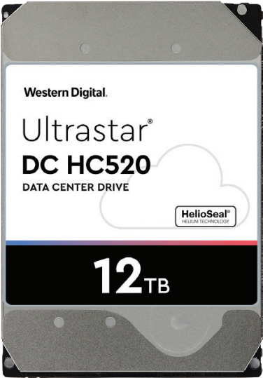 WD Ultrastar HE12 HUH721212ALE600 - Festplatte - 12TB - intern - 3.5" (8,9 cm) - SATA 6Gb/s - 7200 U/min - Puffer: 256MB (0F29590)
