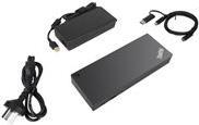 Lenovo ThinkPad Hybrid USB-C with USB-A Dock - Docking Station - USB-C - 2 x HDMI, 2 x DP - GigE - 135 Watt - DK - für Miix 520-12IKB, Tablet 10, ThinkPad E480, E580, L380, L380 Yoga, L470, L480, L580, P51s, P52s, T25, T470, T470p, T470s, T480, T480s, T570, T580, X1 Carbon, X1 Tablet, X1 Yoga, X270, X280, ThinkPad Yoga 370 (40AF0135DK)