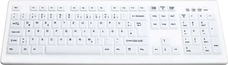Cherry Active Key Medical Tastatur AK-C8100F-FUS - USB *weiß* (AK-C8100F-FUS-W/GE)