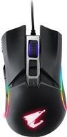 GIGABYTE AORUS M5 - Maus - Für Rechtshänder - optisch - kabelgebunden - USB - mattschwarz (GM-AORUS M5)