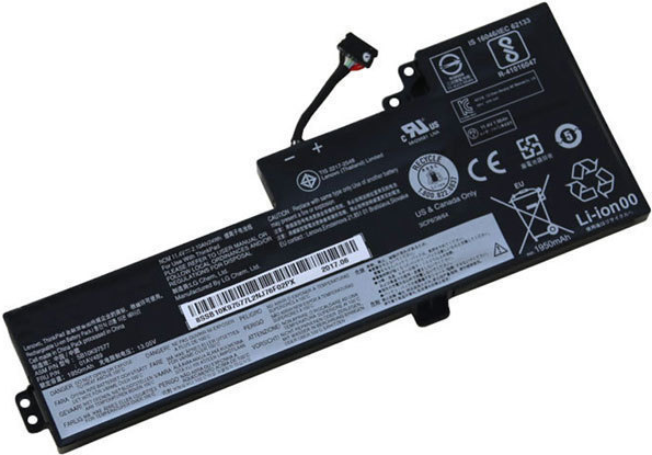 Lenovo - Laptop-Batterie - 1 x Lithium-Ionen 3 Zellen 2095 mAh 24 Wh - FRU - für ThinkPad T470 20HD, 20HE, 20JM, 20JN