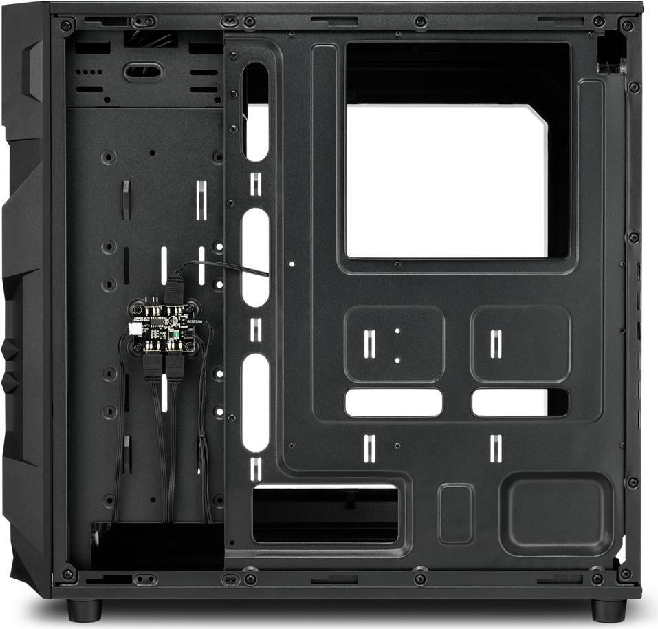 Sharkoon VG7-W RGB - Midi Tower - ATX - ohne Netzteil - USB/Audio