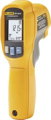 Fluke 64 Max - F,°C - -30 - 600 °C - Schwarz - Gelb - -22 - 1112 °F - 500 ms - 8 - 14 µm (4856105)