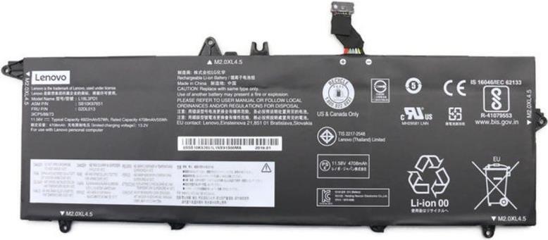 Lenovo Battery 3 Cell Internal 57Wh, LiIon (02DL016)