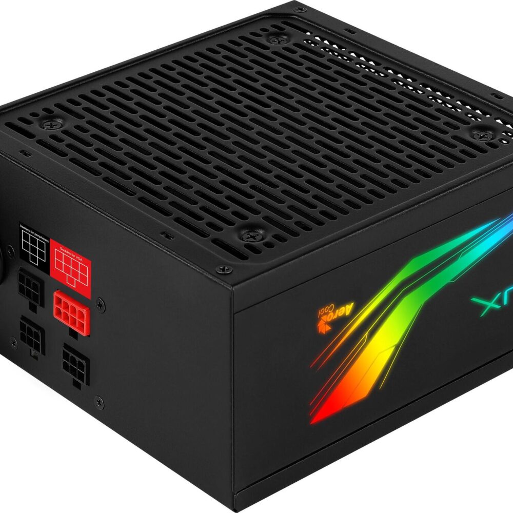 Aerocool LUX RGB 650M Netzteil 650 W 20+4 pin ATX Schwarz (AEROPGSLUXRGB-650)