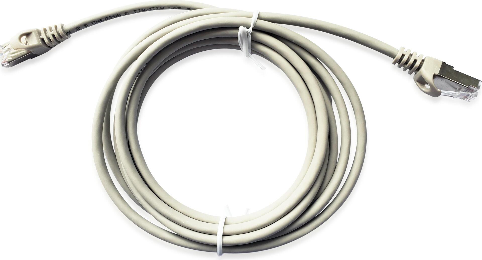 equip - Patch-Kabel - RJ-45 (M) zu RJ-45 (M) - 2 m - SFTP, PiMF - CAT 6 - geformt, verseilt - Grau (Packung mit 34)