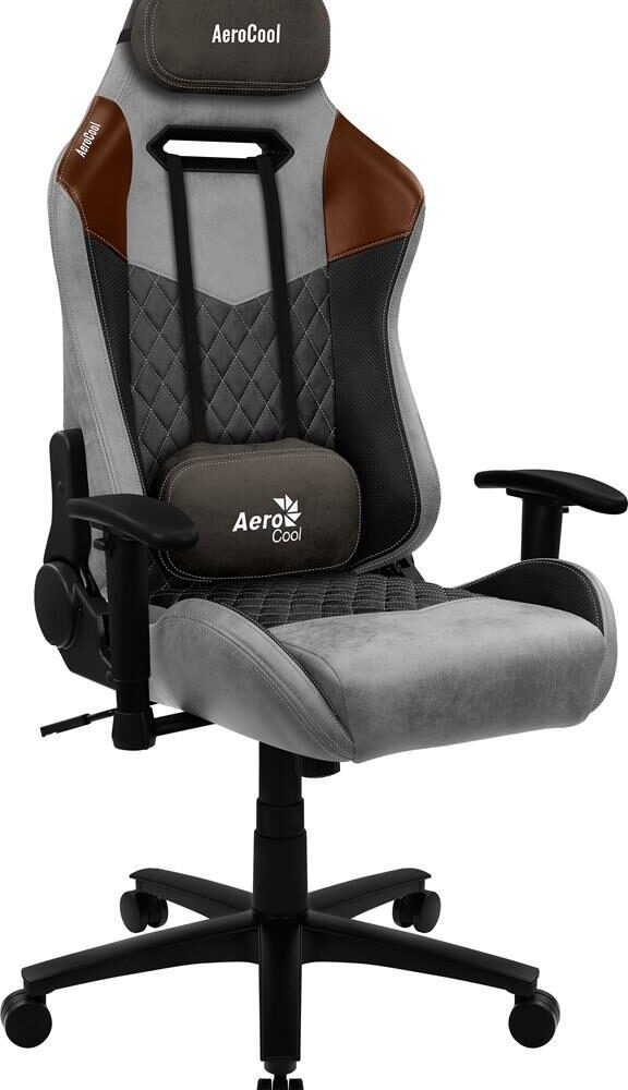 Aerocool DUKE AeroSuede Universal-Gamingstuhl Schwarz - Braun - Grau (ACGC-2025101.21)