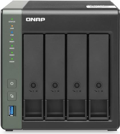 QNAP TS-431X3 - NAS-Server - 4 Schächte - SATA 6Gb/s - RAID 0, 1, 5, 6, 10, JBOD, 5 Hot Spare, 6 Hot Spare, 10-Hot-Spare - RAM 4 GB - Gigabit Ethernet / 2.5 Gigabit Ethernet / 10 Gigabit Ethernet - iSCSI