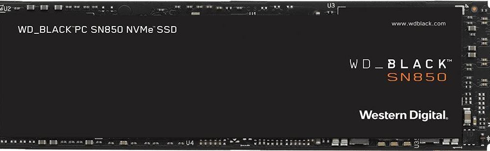 WD Black SN850 NVMe SSD WDS500G1X0E - SSD - 500GB - intern - M.2 2280 - PCI Express 4,0 x4 (NVMe) (WDS500G1X0E)