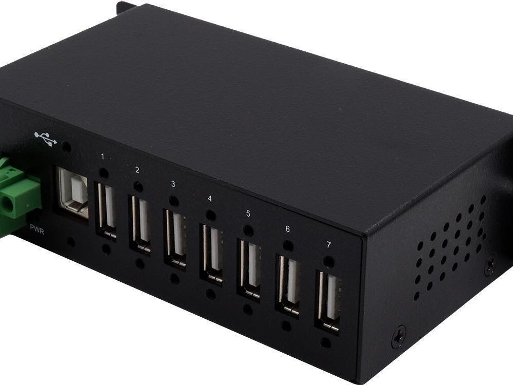 EXSYS EX-1179HMVS Schnittstellen-Hub USB 2.0 Type-B 480 Mbit/s Schwarz (EX-1179HMVS)