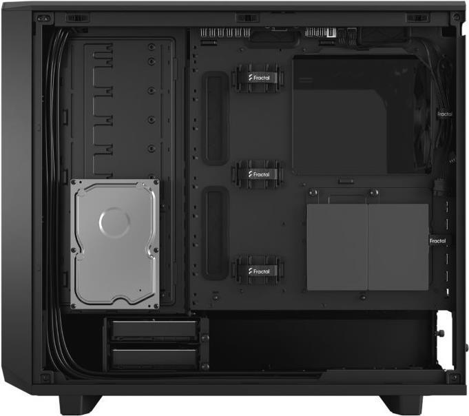 Fractal Design Meshify 2 - Tower - E-ATX - Seitenteil mit Fenster (gehärtetes Glas) - keine Spannungsversorgung (ATX) - Schwarz - USB/Audio (FD-C-MES2A-02)