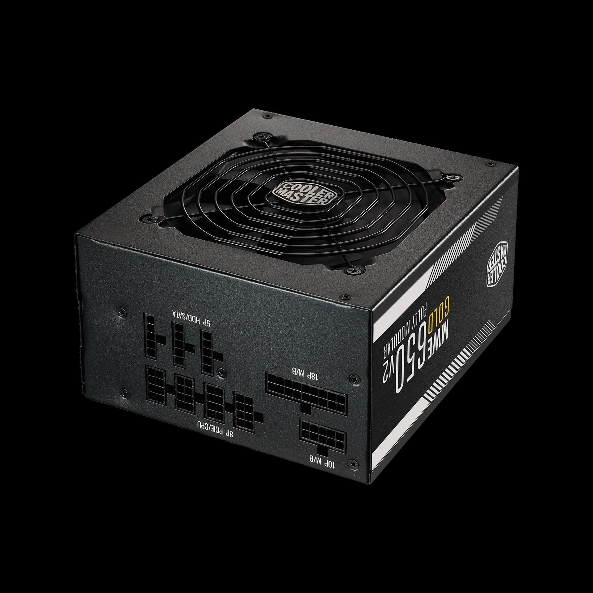 Cooler Master MWE Gold 650 - V2 Full Modular Netzteil 650 W 24-pin ATX ATX Schwarz (MPE-6501-AFAAG-EU)