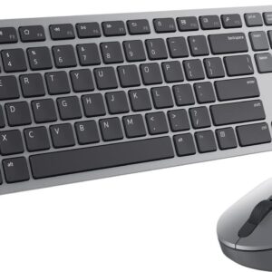 Dell Premier Multi-Device KM7321W - Tastatur-und-Maus-Set - kabellos - 2.4 GHz, Bluetooth 5.0 - QWERTZ - Deutsch - Titan Gray