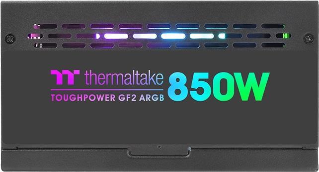 Thermaltake ToughPower GF2 ARGB TTP-850AH3FSG-A - TT Premium Edition - Netzteil (intern) - ATX12V - 80 PLUS Gold - 850 Watt - aktive PFC - Schwarz (PS-TPD-0850F3FAGE-2)