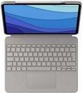 Logitech Combo Touch - Tastatur und Foliohülle - mit Trackpad - hintergrundbeleuchtet - Apple Smart connector - QWERTZ - Deutsch - Sand - für Apple 12.9"  iPad Pro (5. Generation) (920-010216)