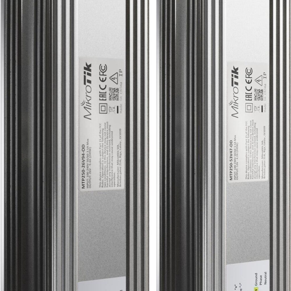 Mikrotik MTP250-53V47-OD Netzteil & Spannungsumwandler Outdoor 250 W Zink (MTP250-53V47-OD)