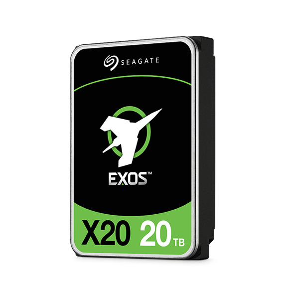 Seagate Exos X20 ST20000NM000D - Festplatte - verschlüsselt - 20 TB - SATA 6Gb/s - 7200 U/min - Puffer: 256 MB - Self-Encrypting Drive (SED)