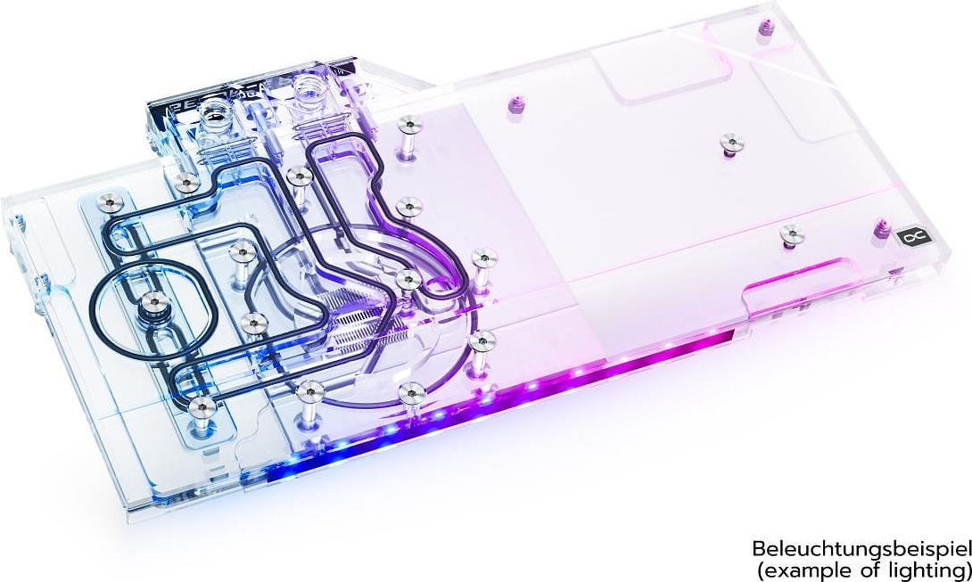 Alphacool Eisblock Aurora Acryl GPX-N Geforce RTX 3070 FTW3 Ultra mit Backplate PHT EOL (11970)