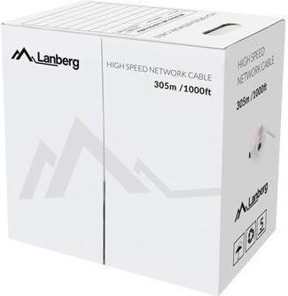 Lanberg LCU5-12CU-0305-BK Netzwerkkabel Schwarz 305 m Cat5e U/UTP (UTP) (LCU5-12CU-0305-BK)