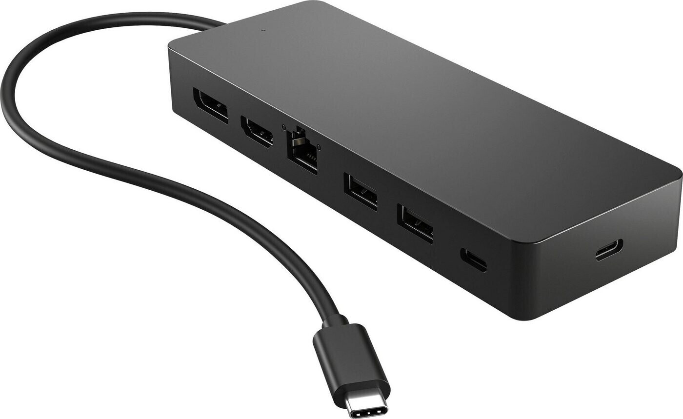 HP Universal USB-C Multiport Hub - Dockingstation - USB-C - HDMI, DP - Europa (50H98AA#ABB)
