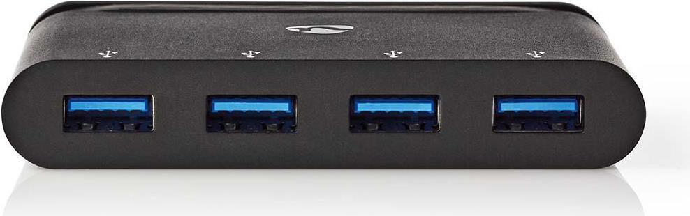 Nedis TCARF200BK Schnittstellen-Hub Schwarz (TCARF200BK)