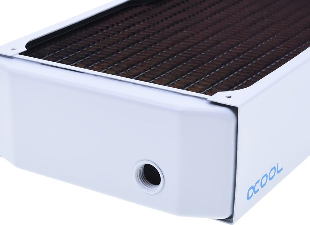 Alphacool NexXxoS UT60 Full Copper 420mm Radiator - White Special Edition (14208)