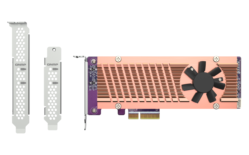 QNAP QM2-2P-344A - Speicher-Controller - M.2 - PCIe - Low-Profile - PCIe 3.0 x4 (QM2-2P-344A)