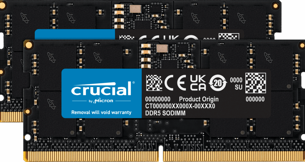 Micron CT2K16G56C46S5 Speichermodul 32 GB 2 x 16 GB DDR5 5600 MHz (CT2K16G56C46S5)
