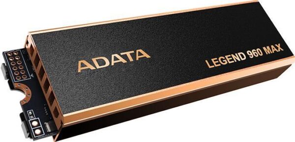 ADATA Legend 960 MAX - SSD - 4TB - intern - M.2 2280 - PCIe 4,0 x4 - 256-Bit-AES - integrierter Kühlkörper (ALEG-960M-4TCS)