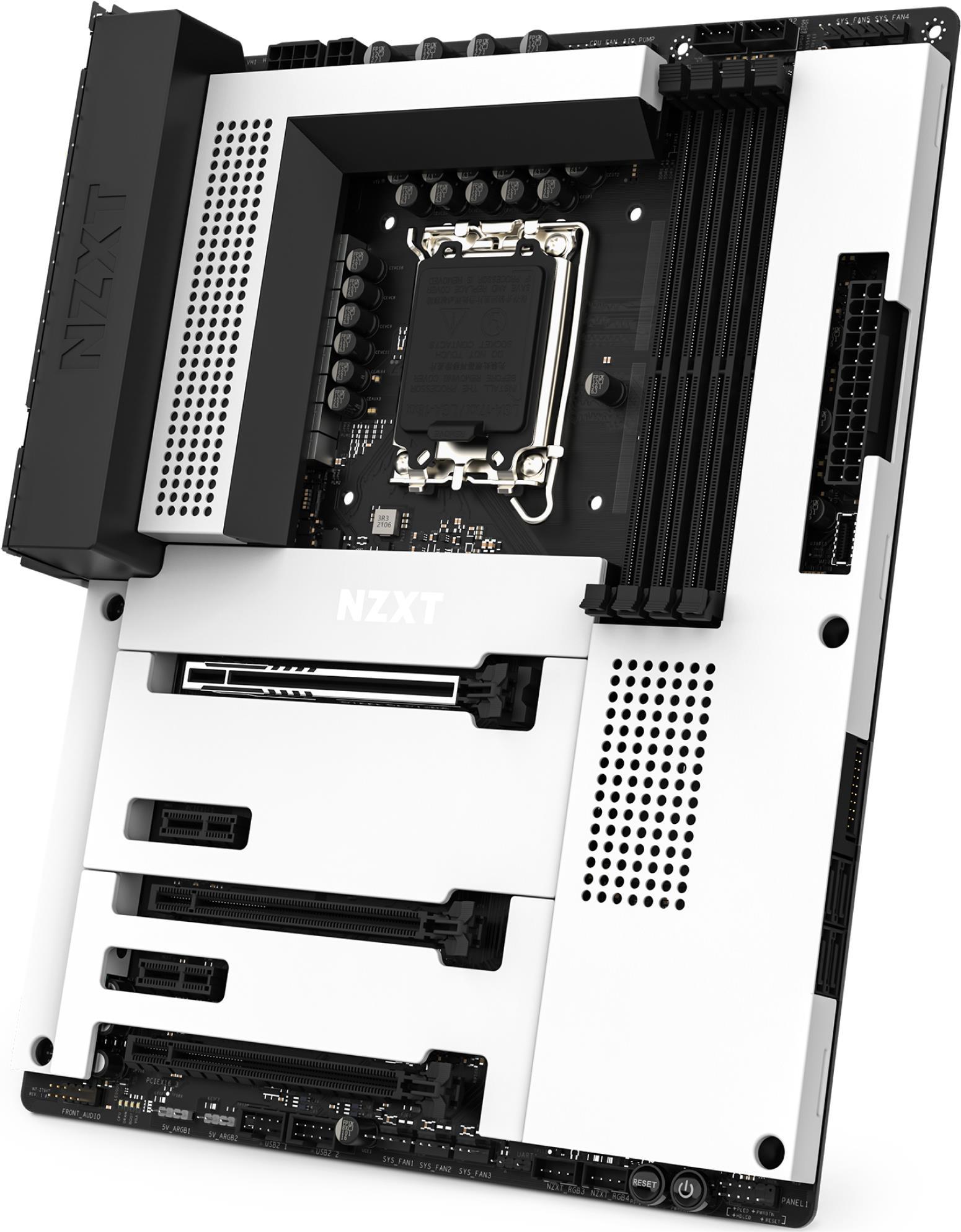 NZXT N7 Z790 - Motherboard - ATX - LGA1700-Sockel - Z790 Chipsatz - USB 3,2 Gen 2, USB 3,2 Gen 1, USB-C 3,2 Gen 2x2 - 2,5 Gigabit LAN - Onboard-Grafik (CPU erforderlich) - HD Audio (8-Kanal) (N7-Z79XT-W1)