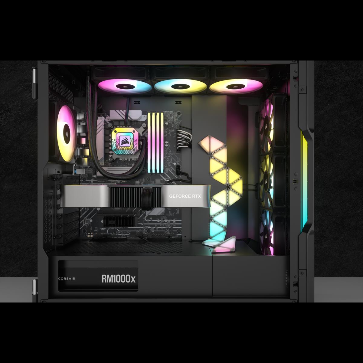 Corsair CW-9060070-WW Computerkühlsystem Computergehäuse Flüssigkeitskühlung 12 cm Schwarz 1 Stück(e) (CW-9060070-WW)
