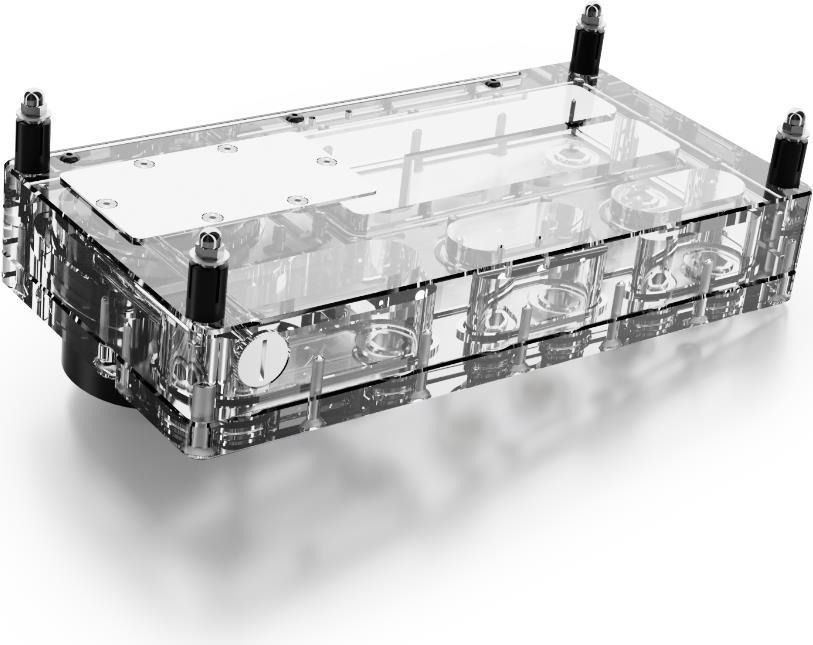 Alphacool Core Distro Plate 240 Links mit VPP Apex Pumpe (15477)