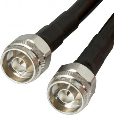ALLNET ALL-CAB-NM-NM7-RG8 - N-Type - N-Typ - Männlich/männlich - Schwarz - Silber (ALL-CAB-NM-NM7-RG8)
