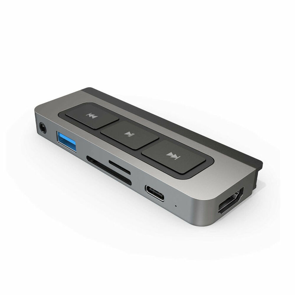 Hub USB Hyper HD449 Grigio Argentato