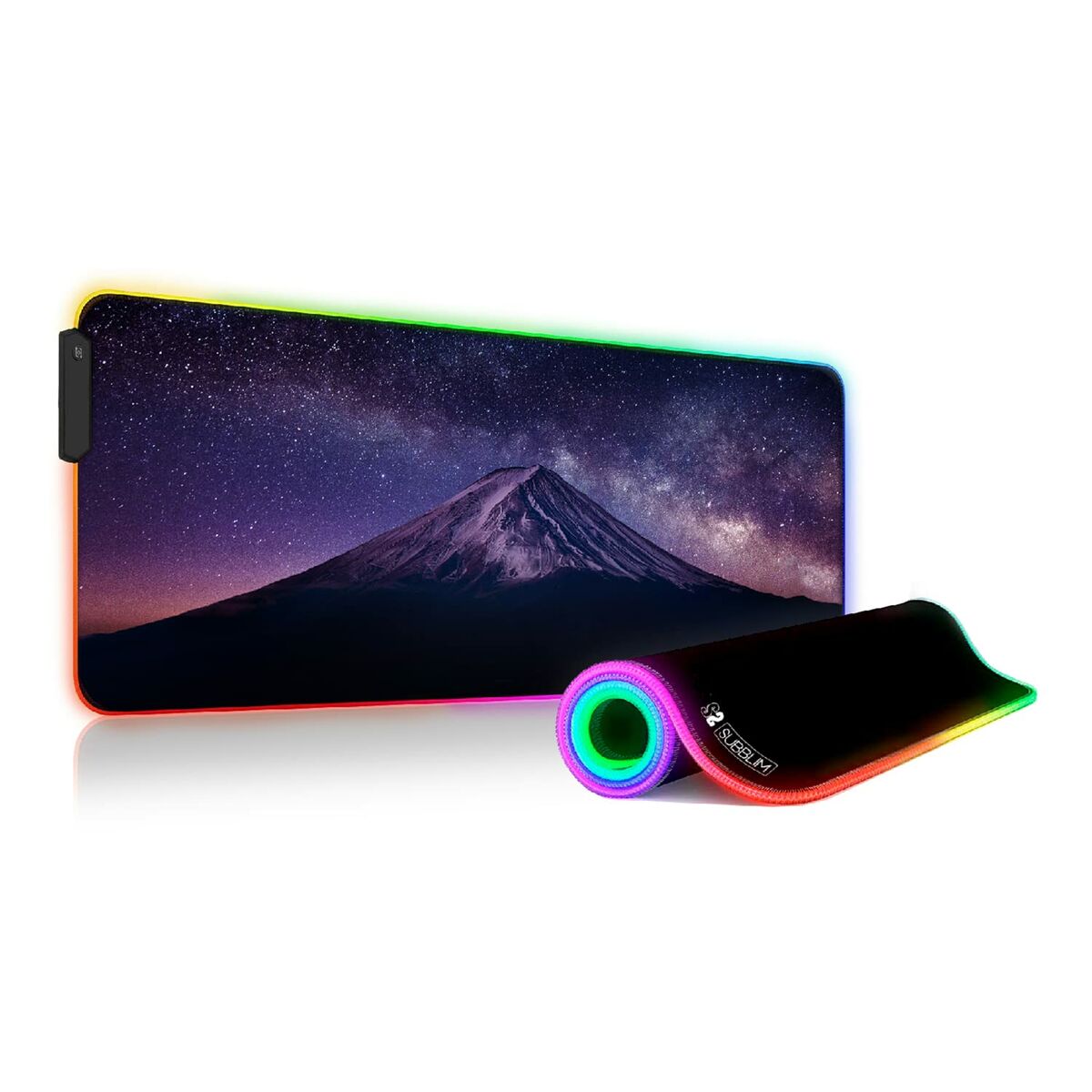 Tappetino Antiscivolo Subblim SUBMP-02RGB11 Nero Multicolore