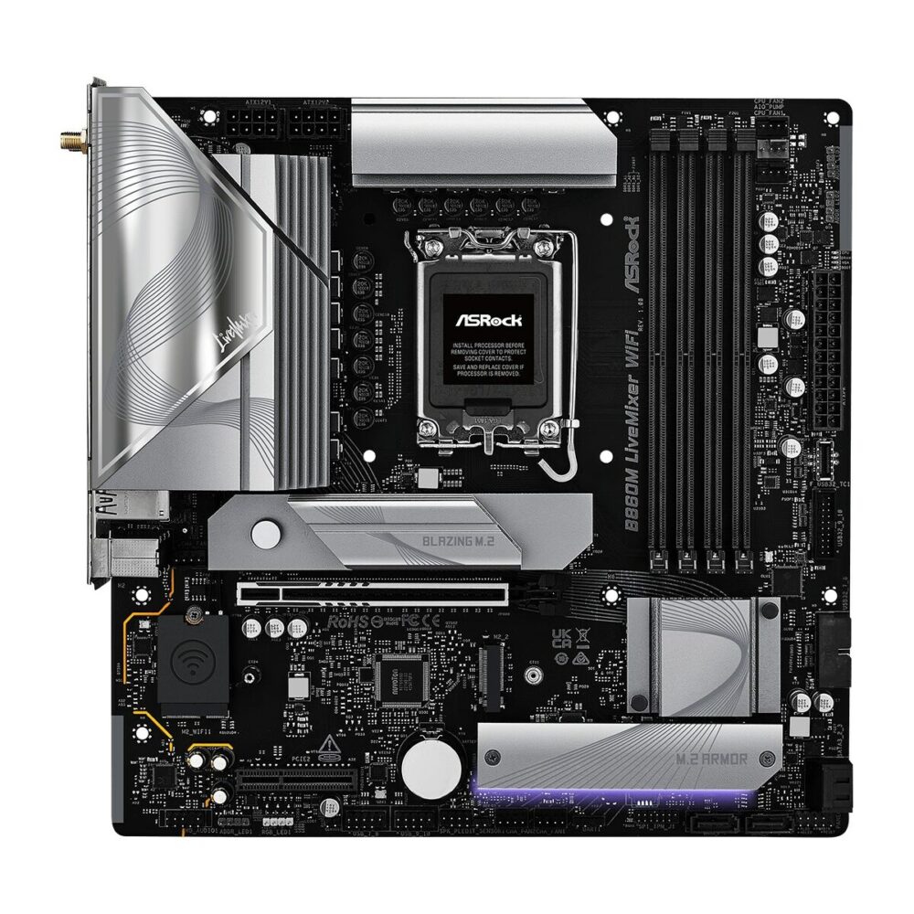 Scheda Madre ASRock B860M LiveMixer WiFi Intel B860 LGA 1851