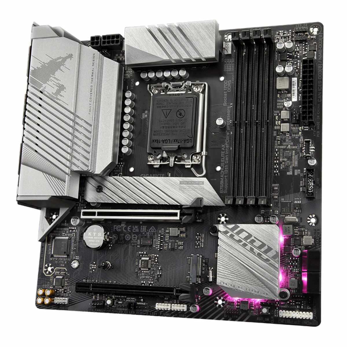 Scheda Madre Gigabyte B760M AORUS ELITE AX LGA 1700 Intel B760