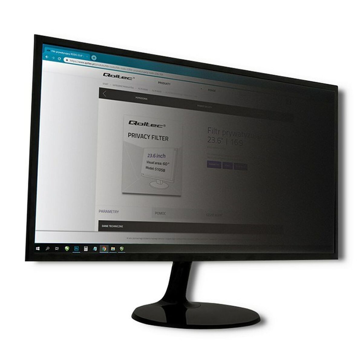 Filtro Privacy per Monitor Qoltec 51056
