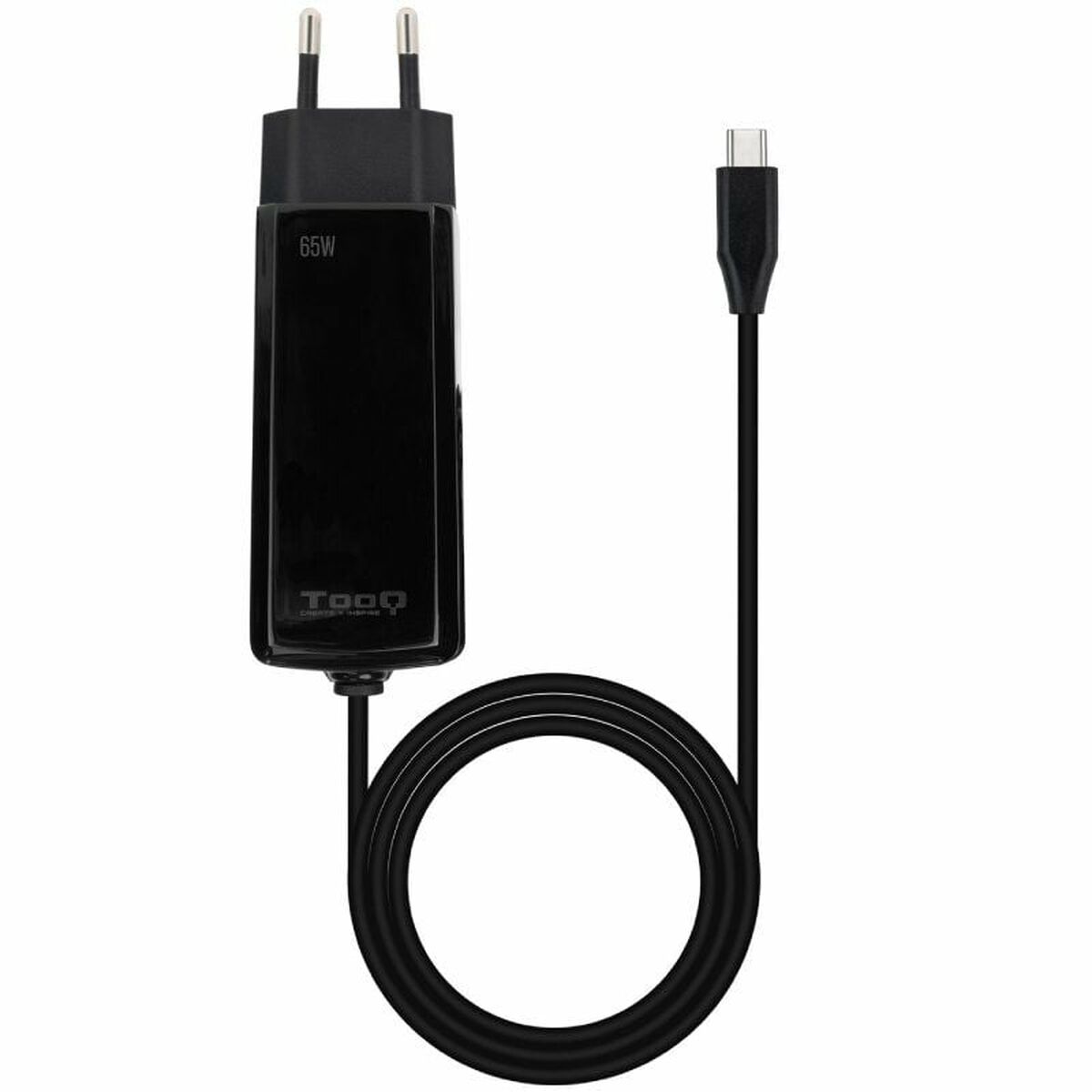 Caricabatterie Portatile TooQ TQLC-USBCGAN65PD-C 65 W