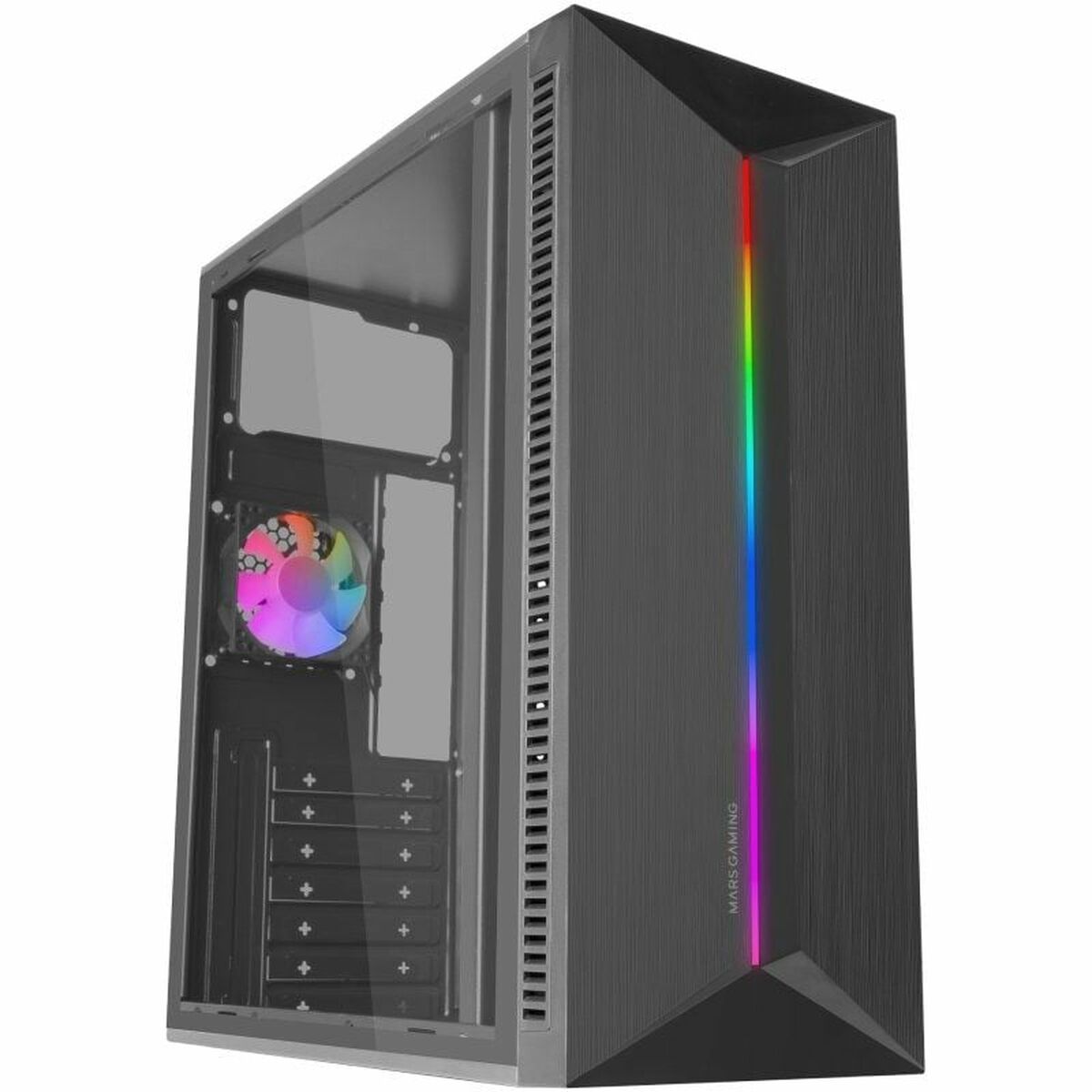 Case computer desktop ATX Mars Gaming MCBLAZE Nero