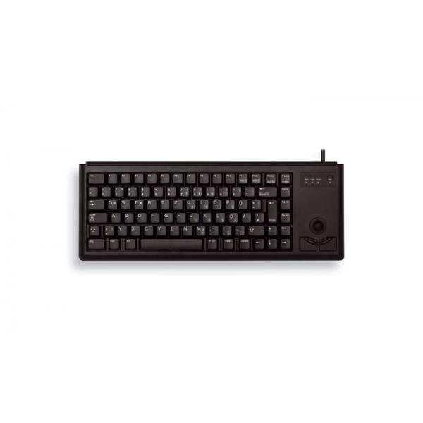 CHERRY G84-4400 tastiera Universale USB QWERTY Inglese US Nero (COMPACT G84-4400 TRACKBALL USB - BLACK US-ENGLISH INTL ML TECH) - Versione UK